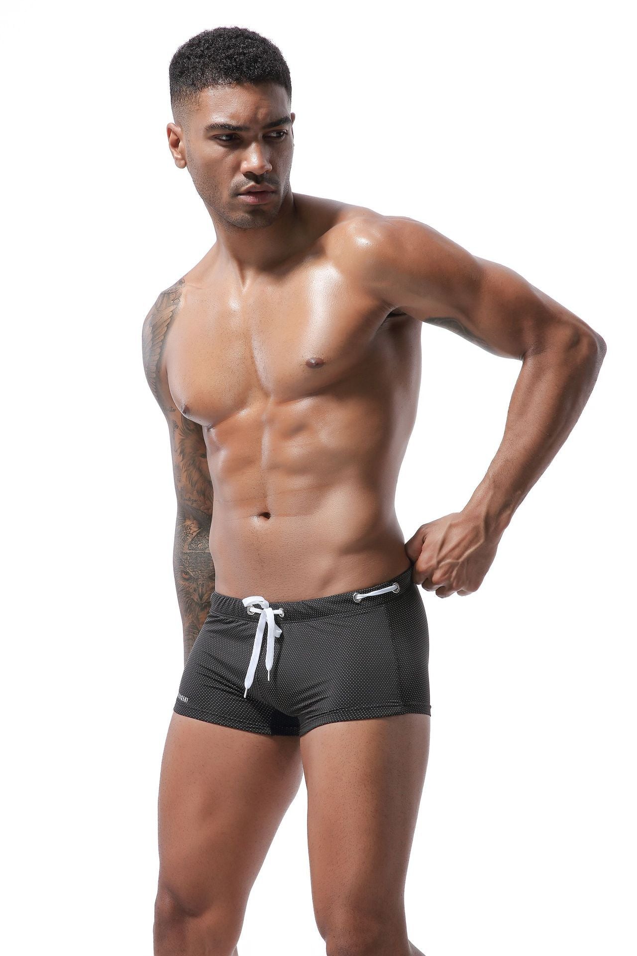 Low Waist Boxer Swimming Trunks Wholesale Men's Swimming Trunks