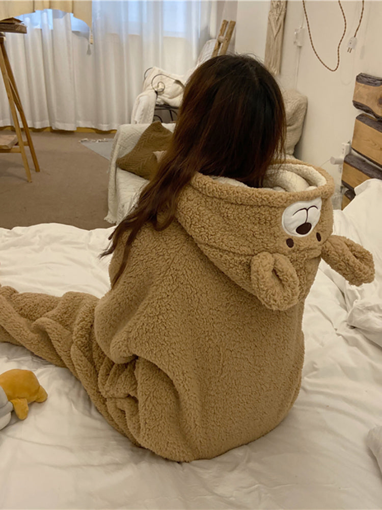 Plush bear pajamas