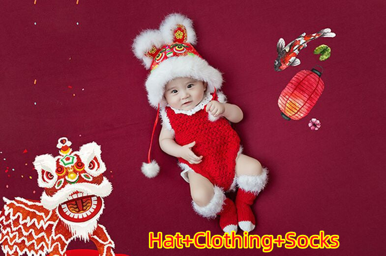 Children's Photography Costumes Full Moon Hundred Days Baby Photo Costumes
