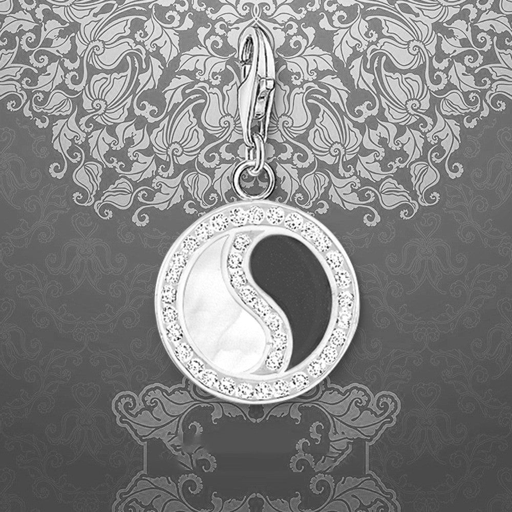 Yin Yang Tai Jewelry 925 Sterling Silver Jewelry Female Hanging Necklace