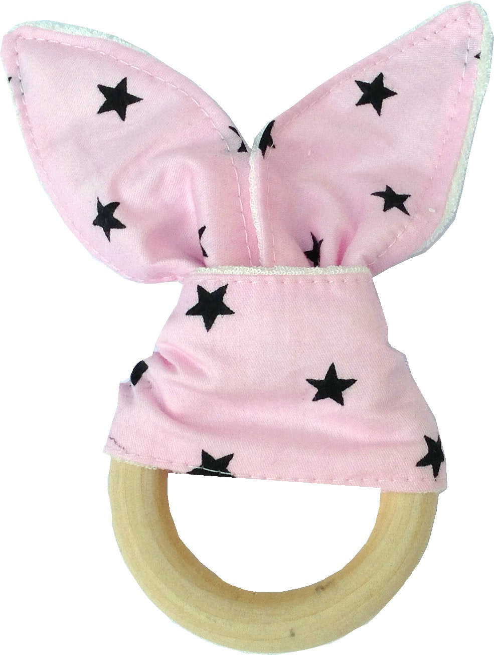 Baby Bunny Bitring-safe Organic Wood Teeth Ring