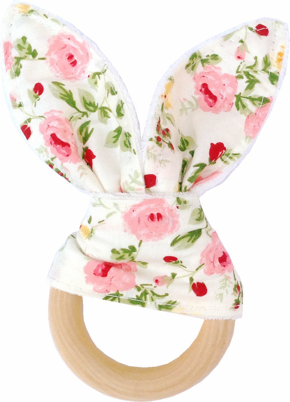 Baby Bunny Bitring-safe Organic Wood Teeth Ring
