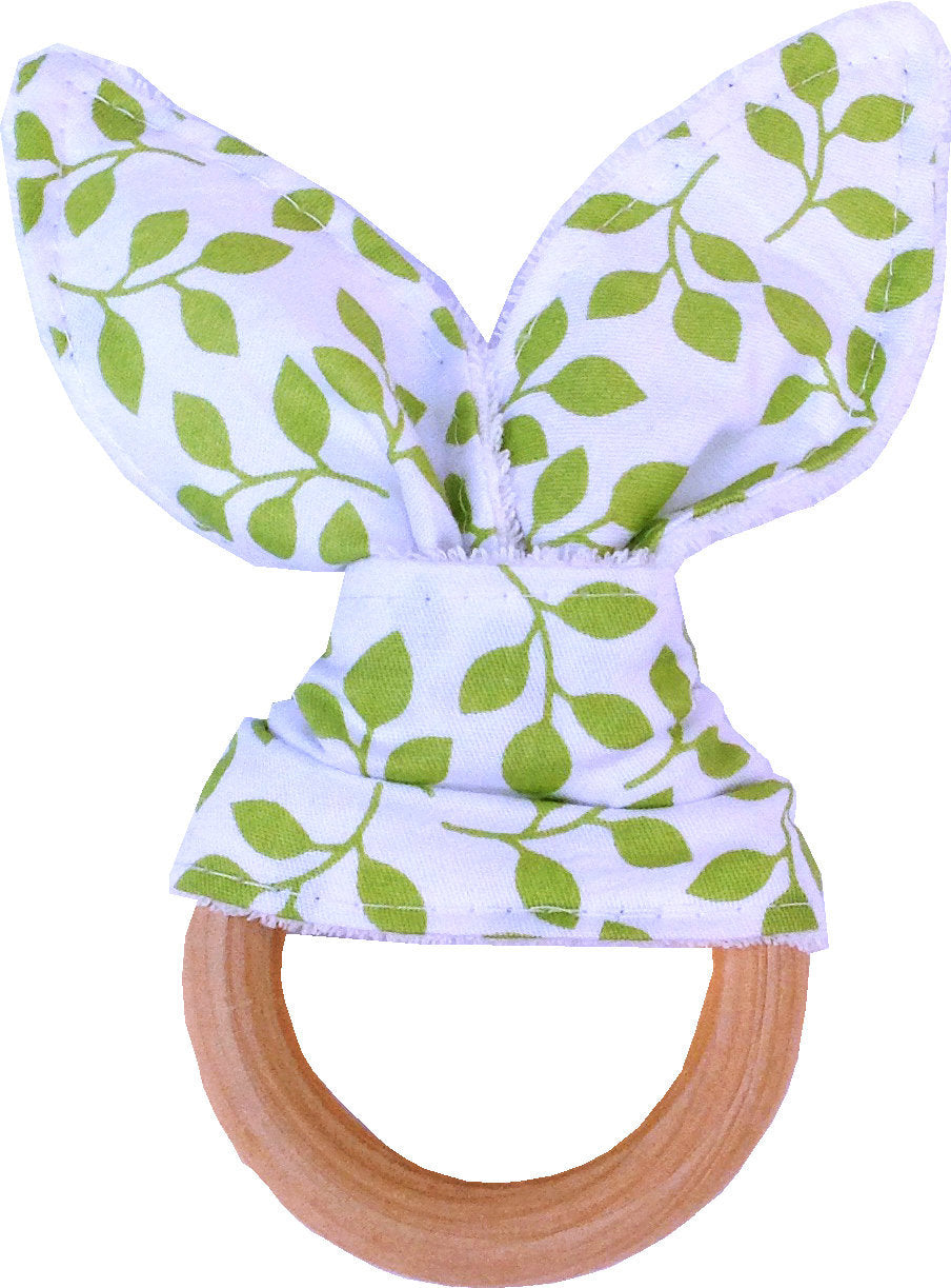 Baby Bunny Bitring-safe Organic Wood Teeth Ring