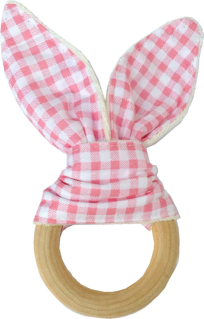 Baby Bunny Bitring-safe Organic Wood Teeth Ring