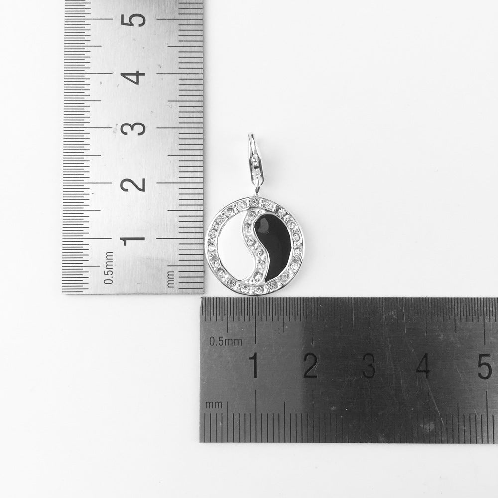 Yin Yang Tai Jewelry 925 Sterling Silver Jewelry Female Hanging Necklace