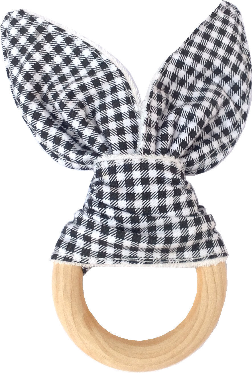 Baby Bunny Bitring-safe Organic Wood Teeth Ring
