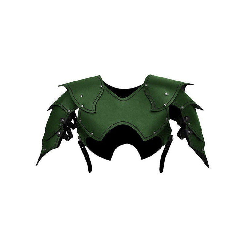 Men's Leather PU Clothes Multi-piece Shoulder Armor