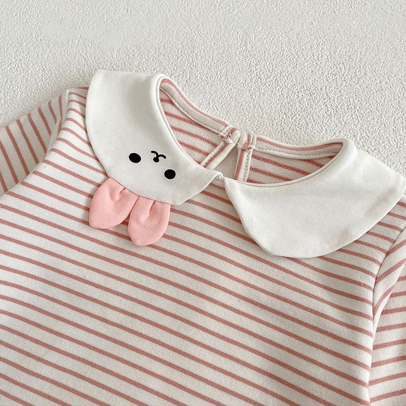 Newborn Baby Clothes Two Piece Rabbit Collar