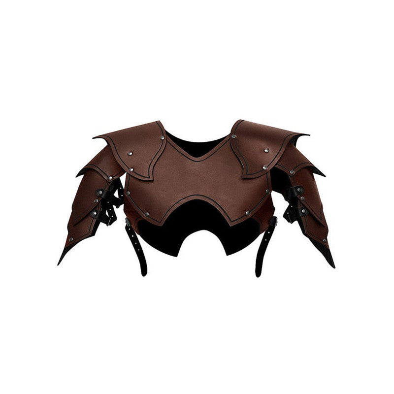 Men's Leather PU Clothes Multi-piece Shoulder Armor