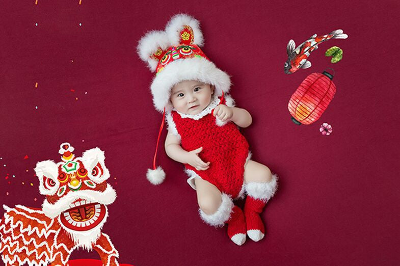 Children's Photography Costumes Full Moon Hundred Days Baby Photo Costumes