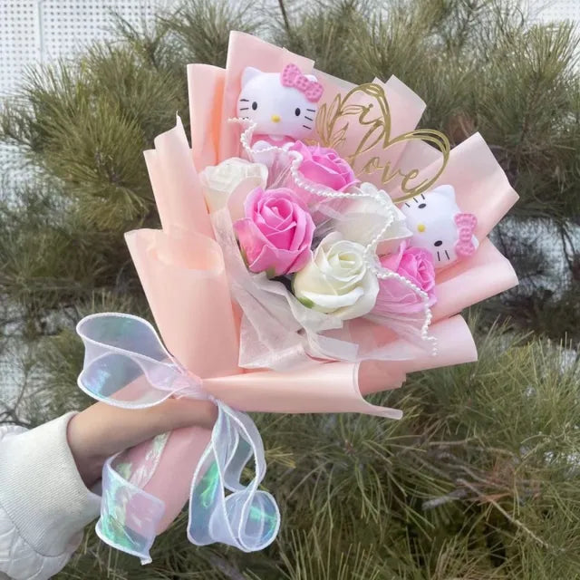 Plush Dolls Flower Bouquet
