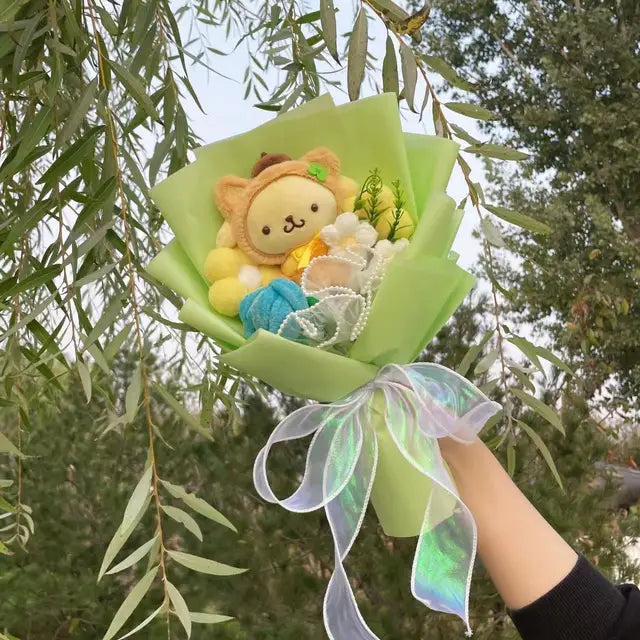 Plush Dolls Flower Bouquet