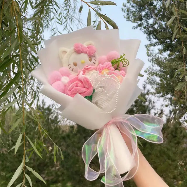 Plush Dolls Flower Bouquet