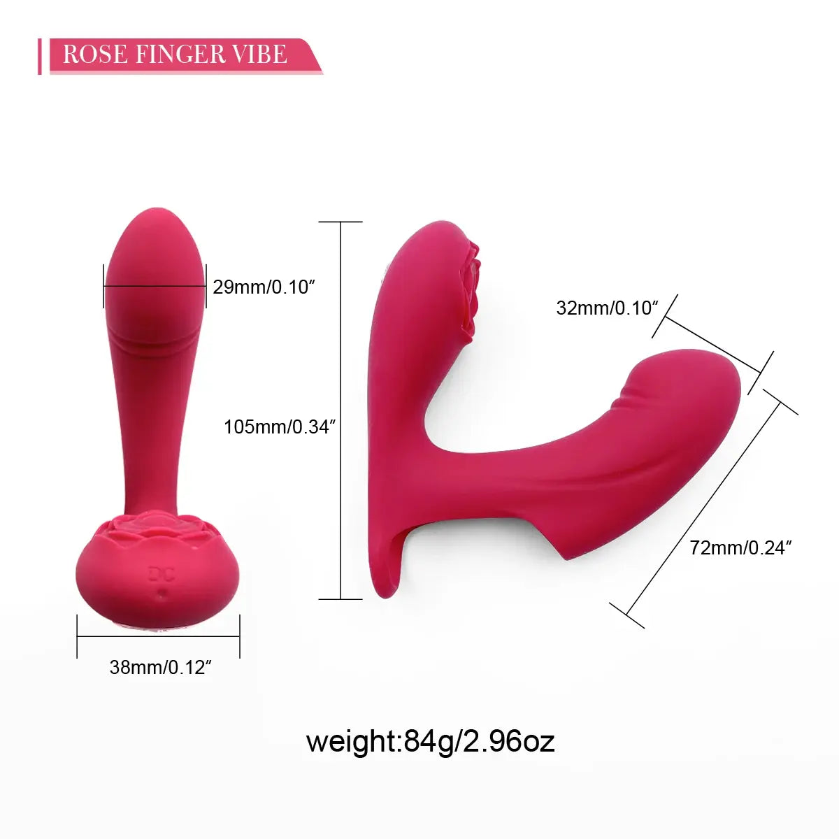 Rose Finger Gloves G Spot Orgasm Massage Clit Stimulate Female Electric Powered Masturbator Vibrator Adult Sex Toys For Women