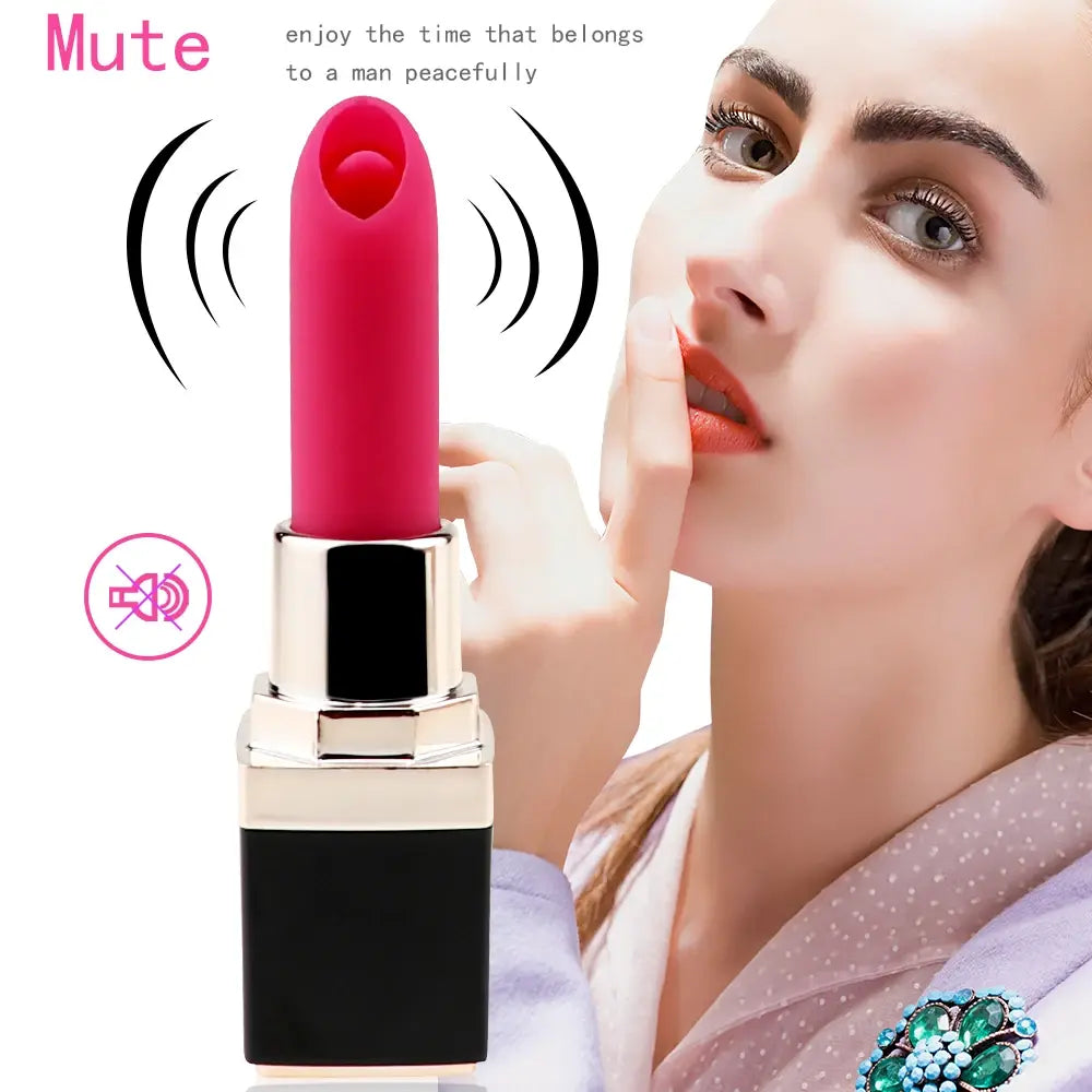 Portable 10 Speeds Mini Lipstick Vibrator Recharge Bullet G-spot Massage Clitoris Stimulator Erotic Product Sex Toys for Women