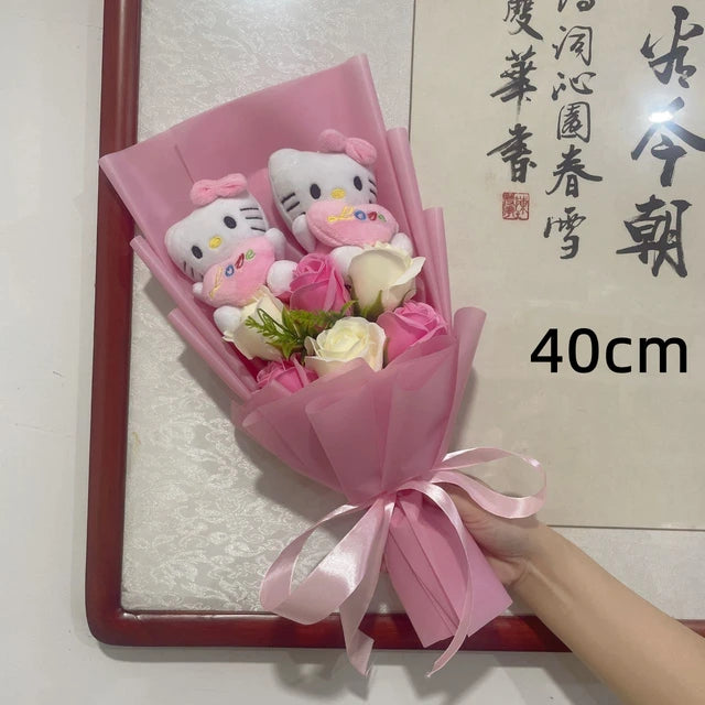 Plush Dolls Flower Bouquet
