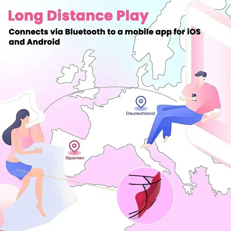Wearable Panty Vibrator APP Bluetooth Control Vibrating Egg Clitoris Stimulator Vaginal Masturbator Sex Toys for Women Couples