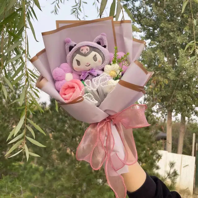 Plush Dolls Flower Bouquet