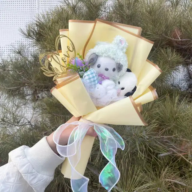 Plush Dolls Flower Bouquet