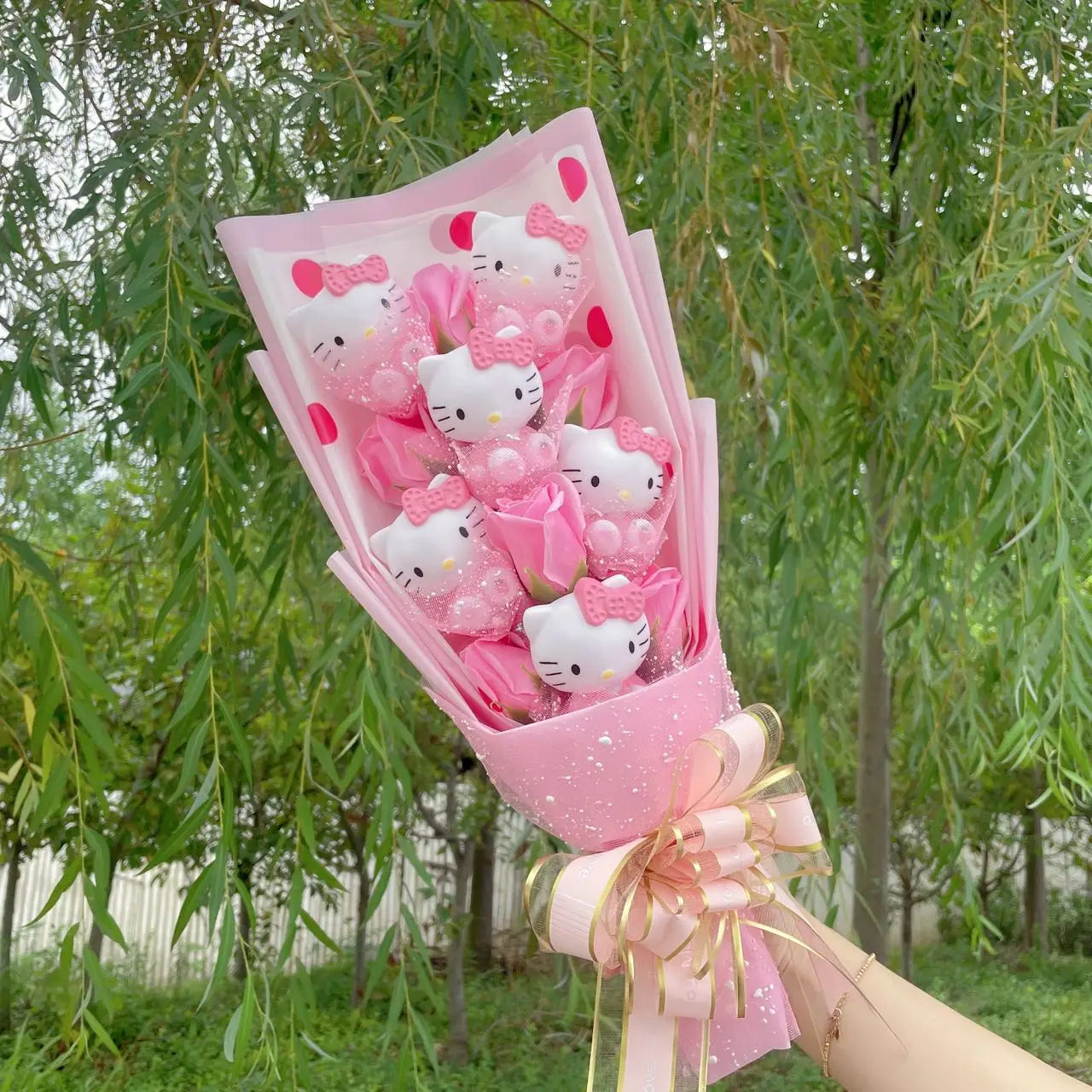 Plush Dolls Flower Bouquet