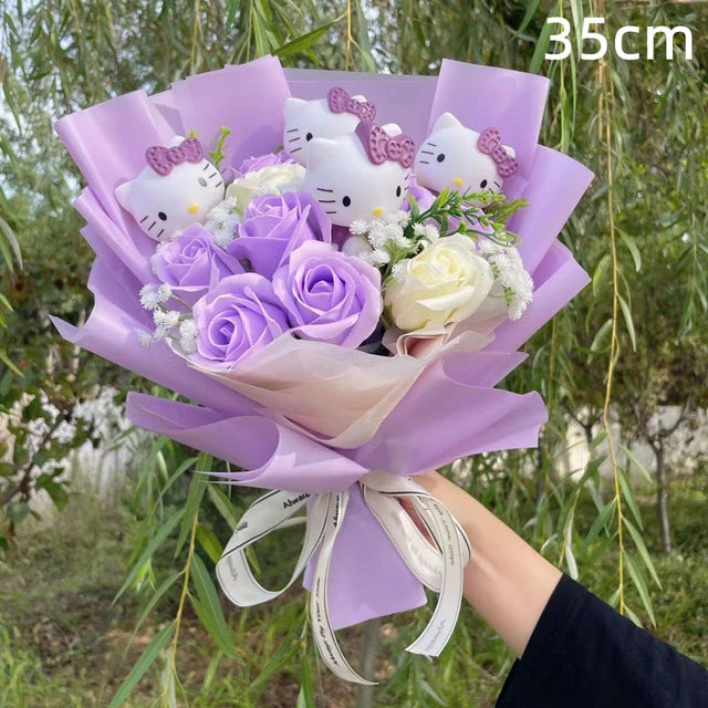 Plush Dolls Flower Bouquet