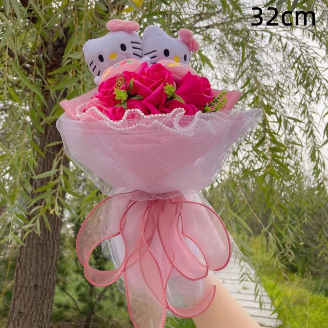 Plush Dolls Flower Bouquet