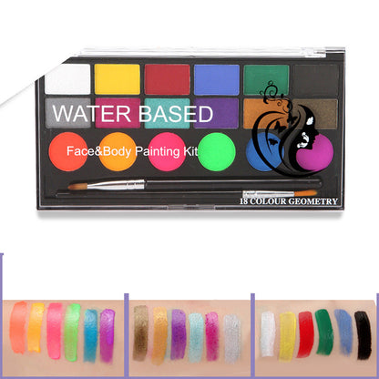 18 Colors Halloween Cosmetics Body Paint