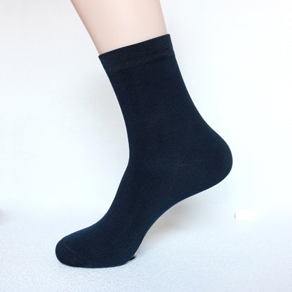 Men's Fashion Bamboo Fiber Wide Mouth Mid-thigh Socks