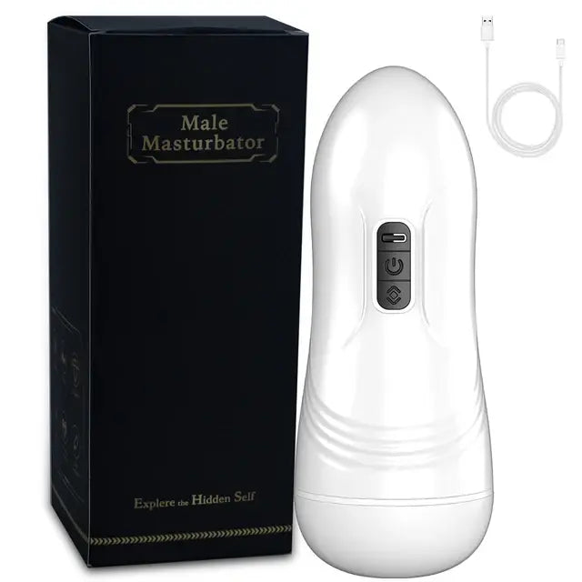 Automatic Male Masturbator Blowjob Vibration Machine Real Vagina Pocket Pussy Penis Oral Masturbation Cup Adult Sex Toy for Man