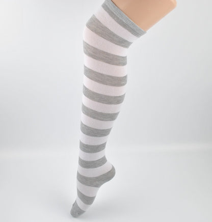 Stockings ladies over knee socks Japanese thigh socks striped high socks socks