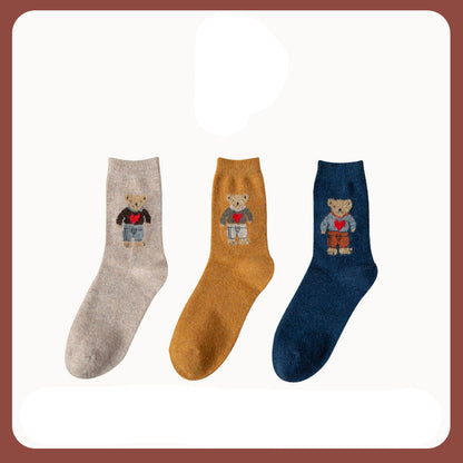Japanese bear socks