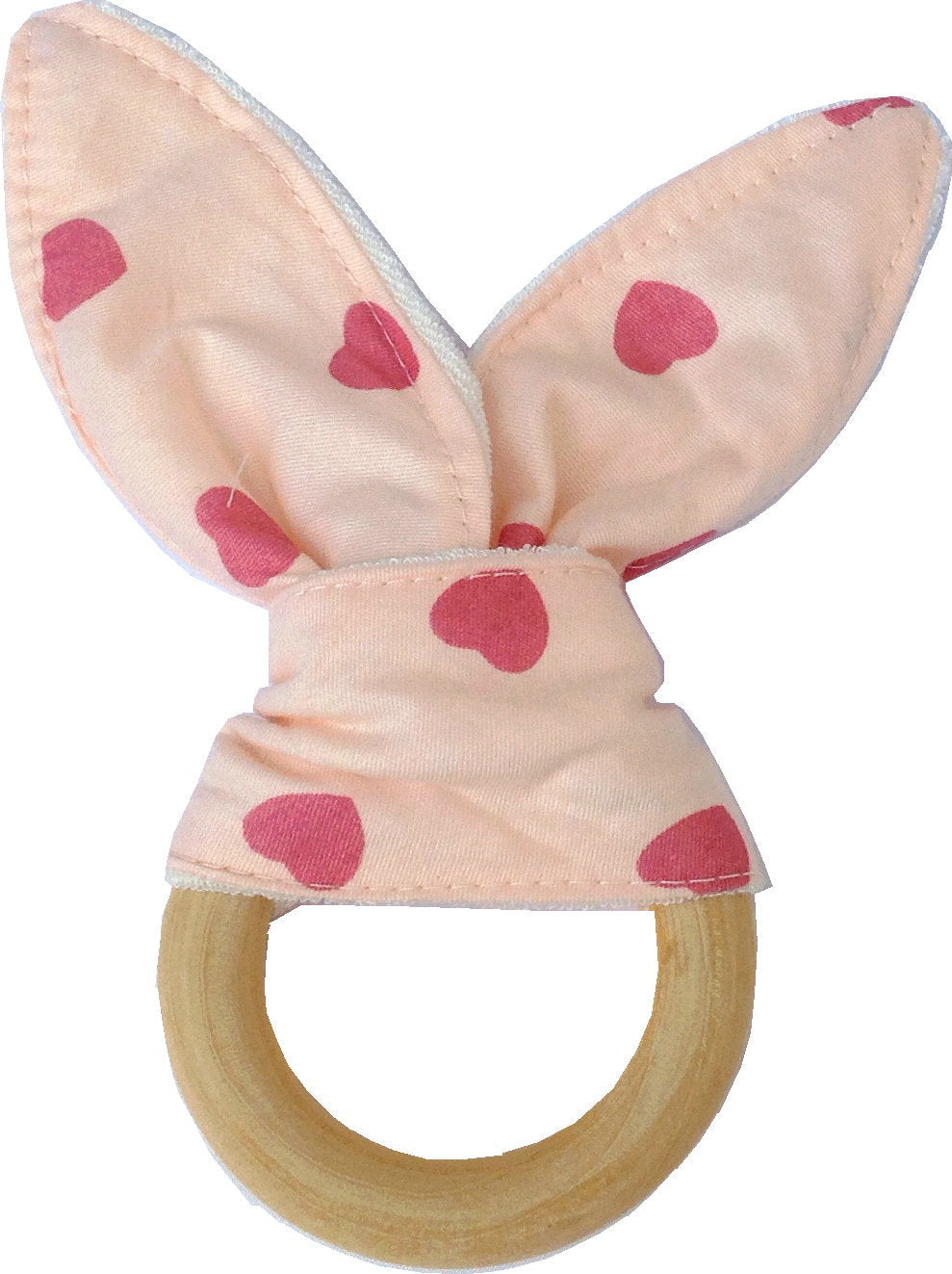 Baby Bunny  Bitring-safe Organic Wood Teeth Ring