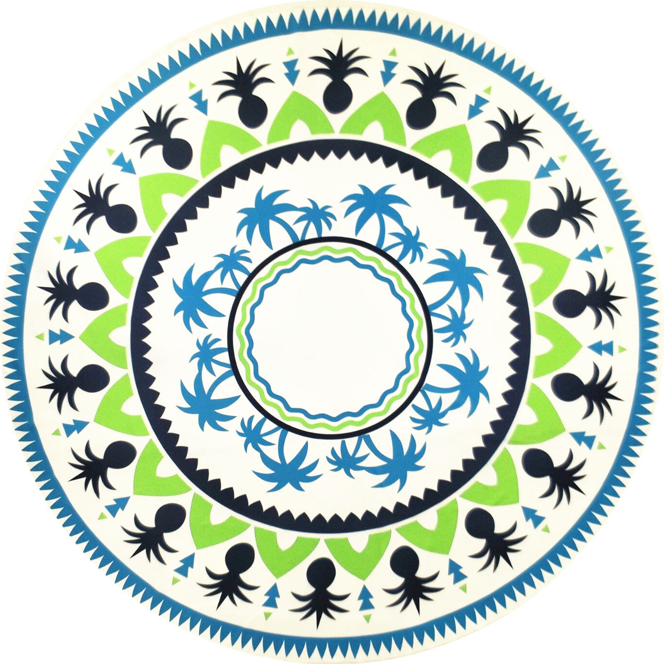 Round beach towel