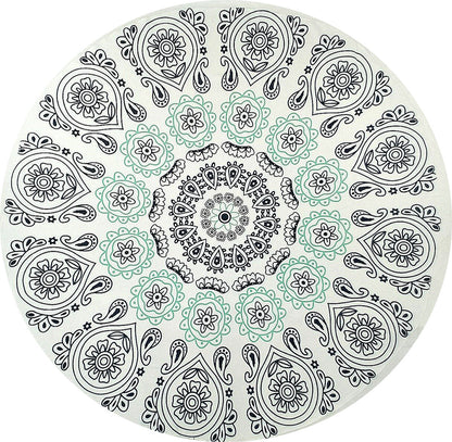 Round beach towel