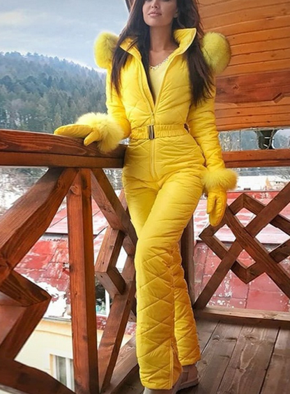 Winter Outdoor Body Hoodie Ski Suit Coat Women