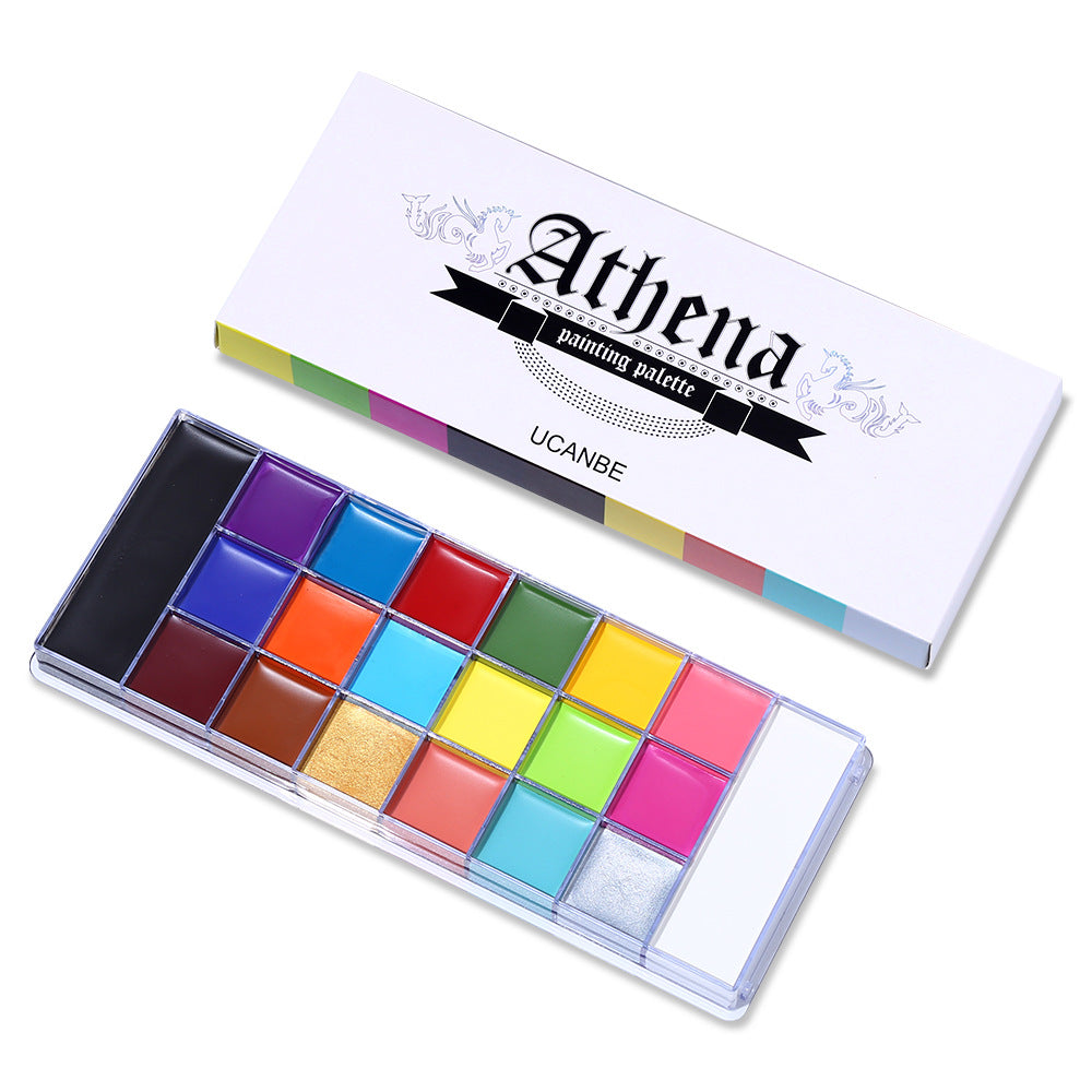 Halloween Stage Makeup Face Painting Oil Paint Cross-border Makeup Palette