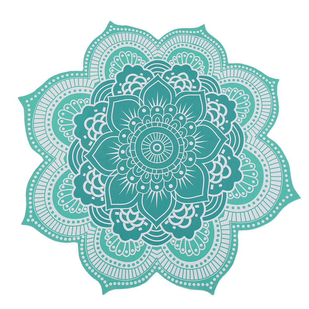 Round beach towel