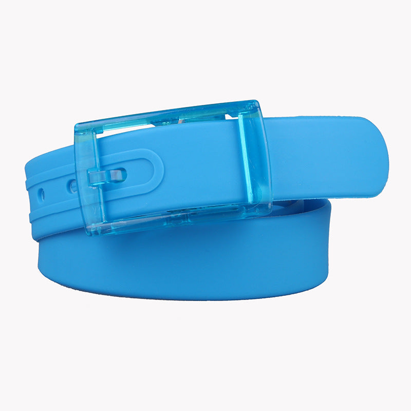 Unisex belt plastic buckle belt