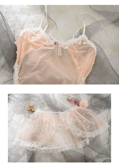 Bunny Girl Suit Pajamas Lace One-piece Lingerie