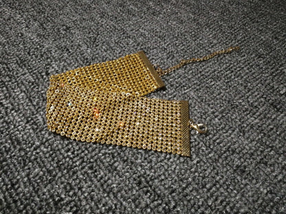 Sexy Nightclub Flash Diamond Anklet Nightclub A Diamond Widened Anklet