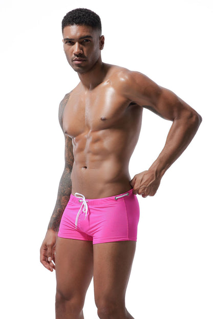 Low Waist Boxer Swimming Trunks Wholesale Men's Swimming Trunks