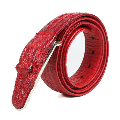 Mens belt leather belt leather belt one generation