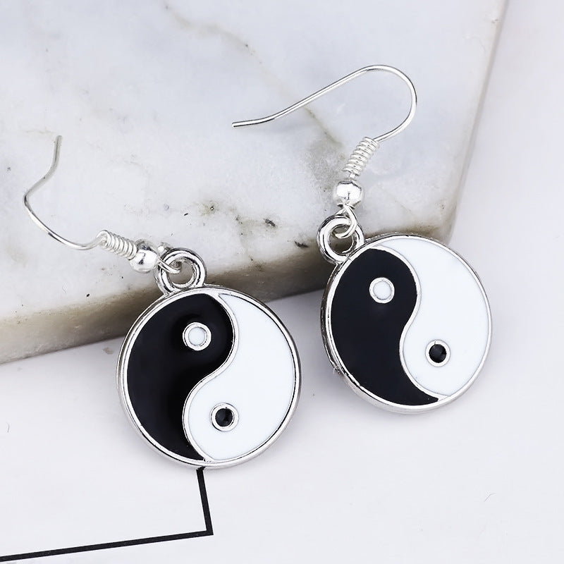 Tai Yin Yang Bagua Earrings