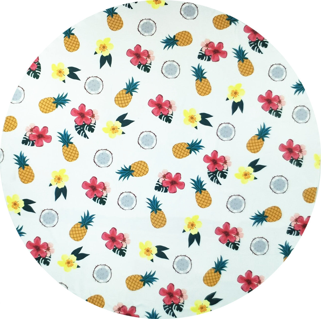 Round beach towel