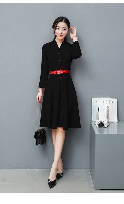 Long sleeved winter dresses