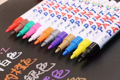 Colorful Waterproof Pen CD Metal Permanent Paint