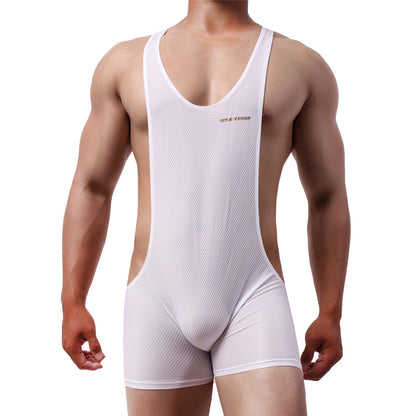 Men's stretch bodysuit