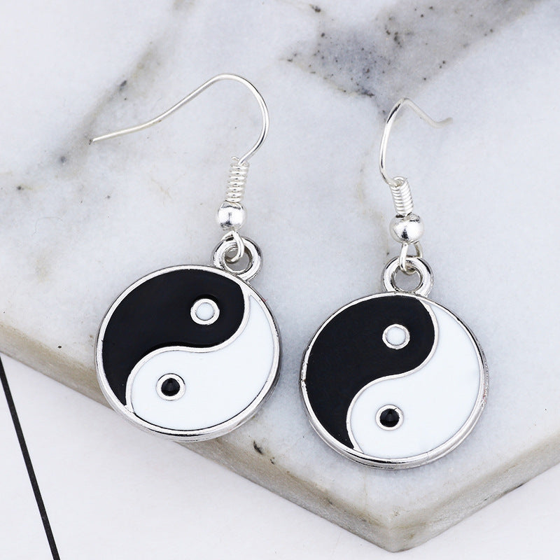 Tai Yin Yang Bagua Earrings