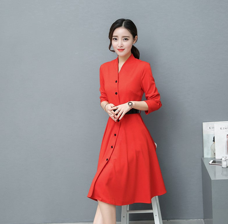 Long sleeved winter dresses