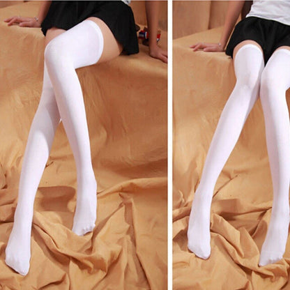 Long stockings velvet high tube student princess socks dance socks over the knee thigh lengthening